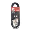 STAGG STC3P CABLE 2 JACK M BRETELLE 3METRES
