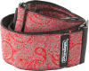 DUNLOP D6711 PAISLEY RED STRAP