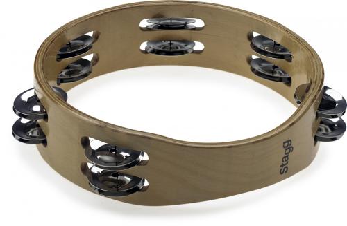 STAGG STA 3208 TAMBOURIN 8 SS PEAU 2 RANGÈES