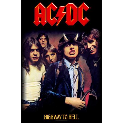 DRAPEAU AC/DC HIGHWAY TO HELL
