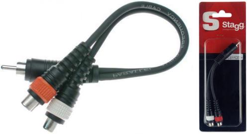 STAGG YC 0.1/1C2CFH CABLE 1 RCA M VERS 2 RCA F