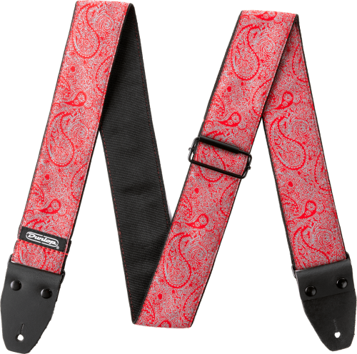 DUNLOP D6711 PAISLEY RED STRAP